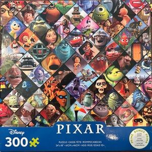 Disney Pixar 300-Piece Kids Jigsaw Puzzle - Vibrant Multicolor